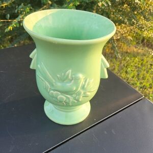 Elegant Green Ceramic Vase